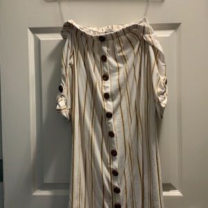 Off the shoulder dress